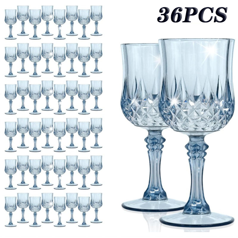 Wine Or Beer - 12-36PCS Onbreekbaar Hoge Plastic Champagne Fluiten