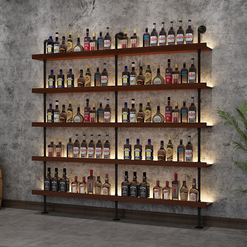 Wine Beer Restaurant - Bar rode wijn vloerrek meerlaags rek