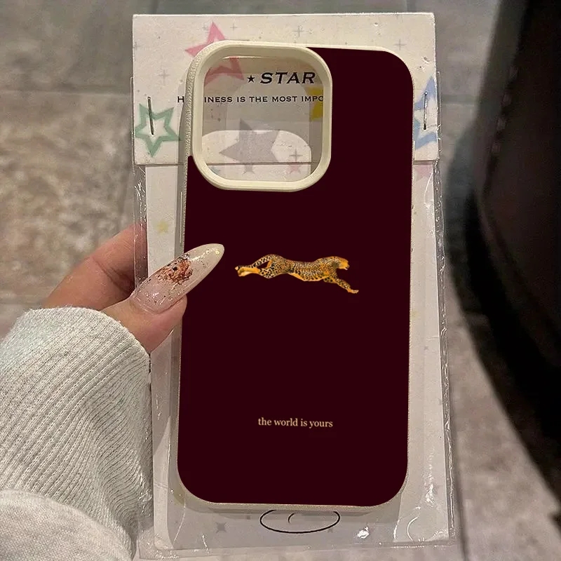 Wine & Beer Tours Of Nova Scotia - Mode Luipaard Wijnrood Zachte Telefoon Case