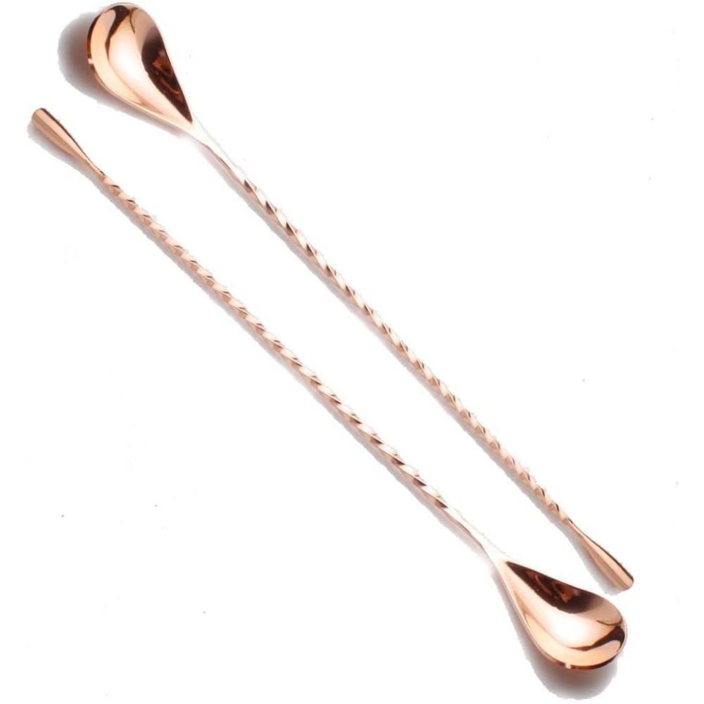 Bar Spoon Twisted - Professionele 12 inch barslepels, set van