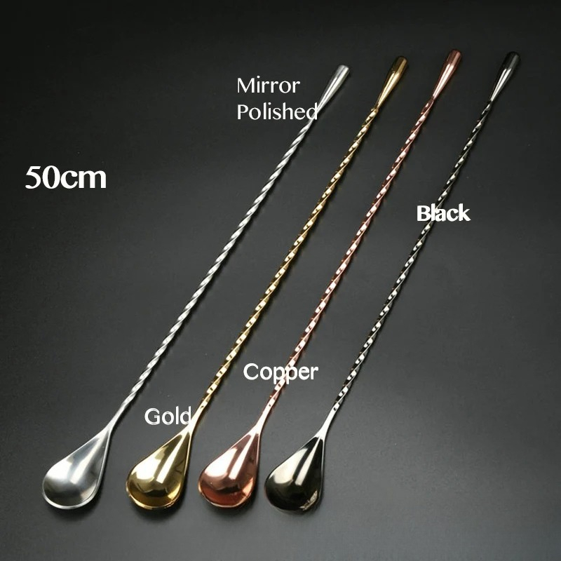 Bar Spoon Twisted - 50 cm cocktailbarlepel 304 roestvrij staal