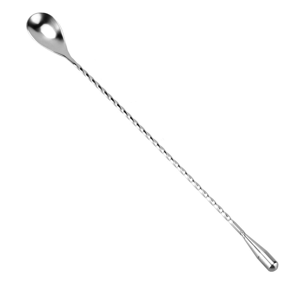 Bar Spoon Twisted - Lange roerlepel van roestvrij staal, bar-
