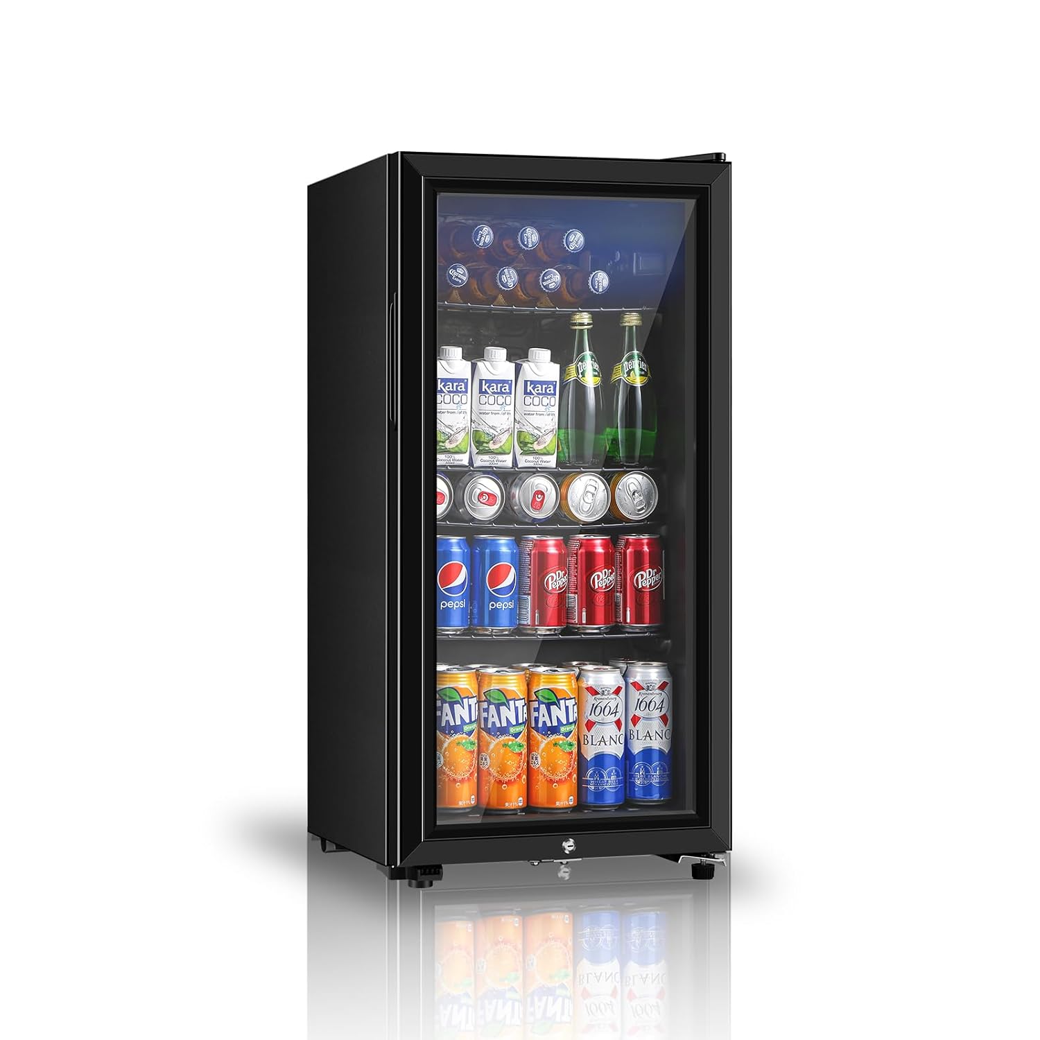 Wine Or Beer - Drankenkoelkast, 3,2 Cu.ft minikoelkast met dubbele
