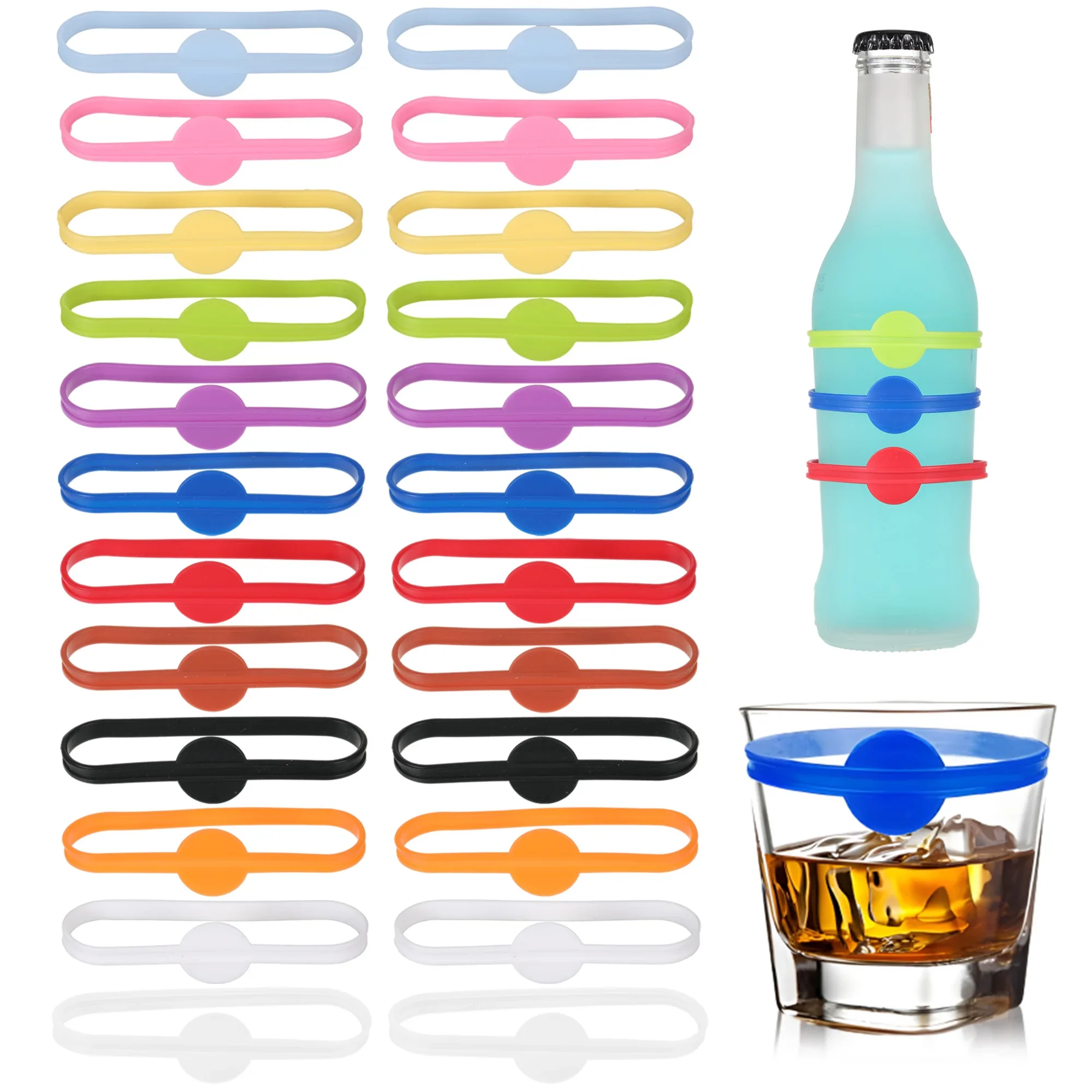 Wine Or Beer - 24 stks Wijn Etiketten Glazen Drinken