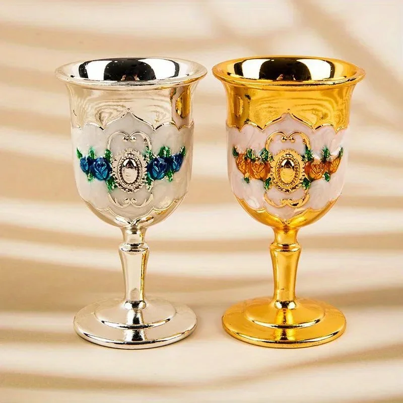 Wine Or Beer - 1 ST 30 ml Metalen Wijnglazen