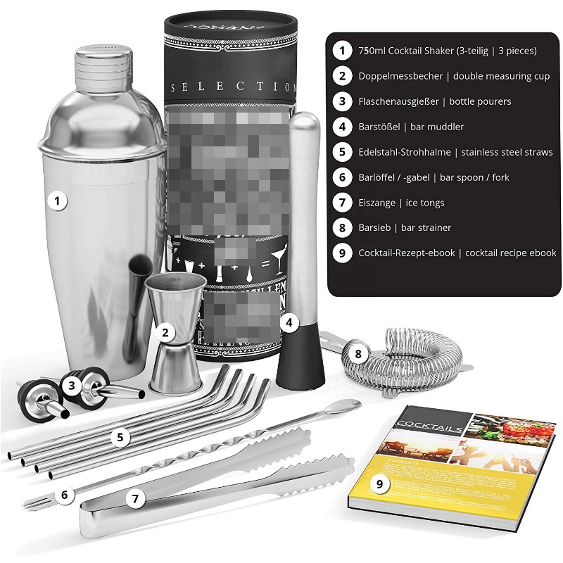 Basis Bar Mixset, 13-delige RV - Bar Spoon Twisted recensie en prijs