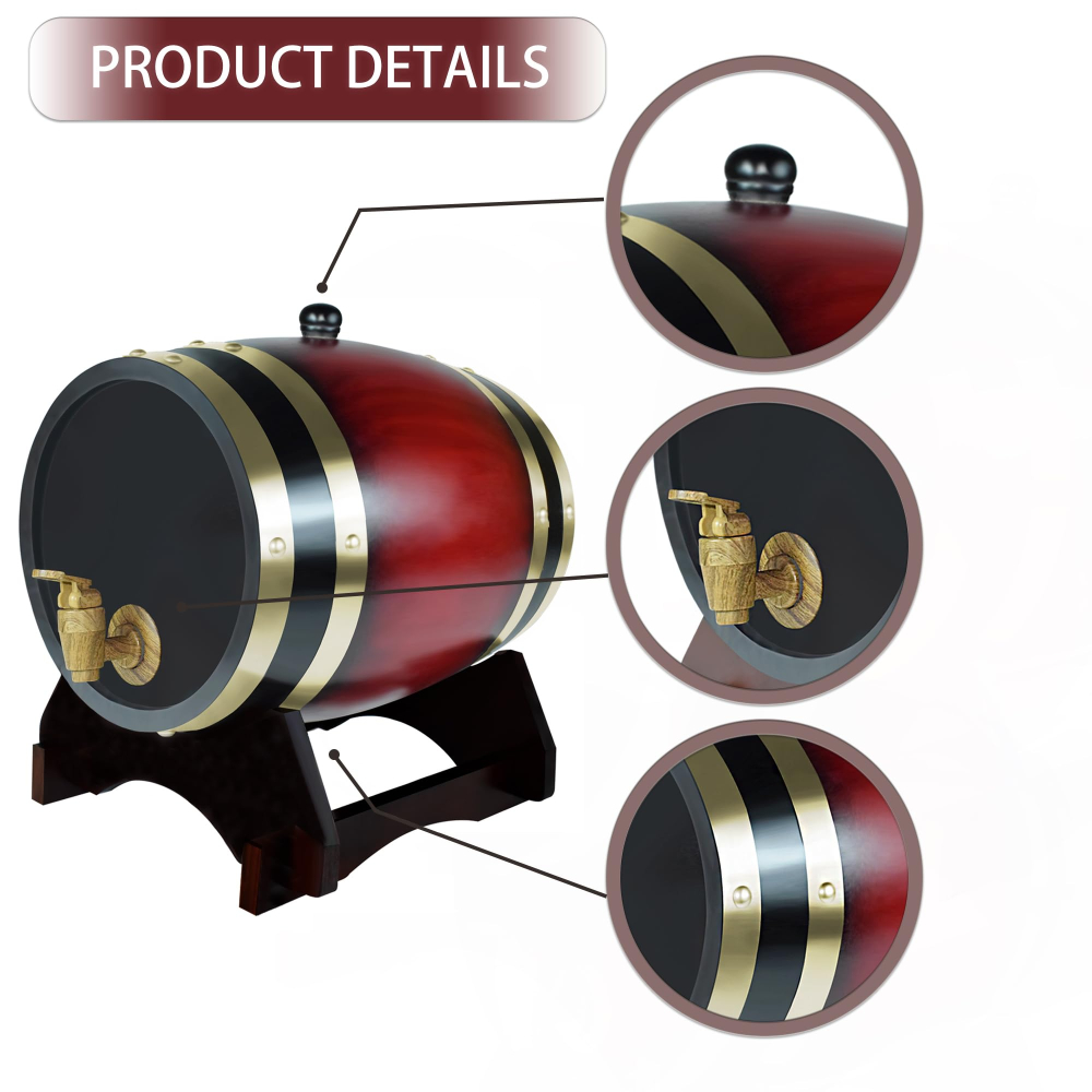 Whiskey Barrel Dispenser Eiken - Wine Beer Spirit recensie en prijs