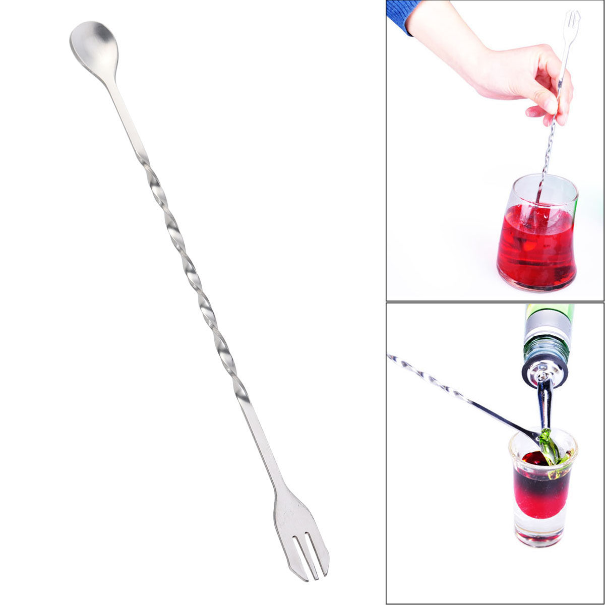 304 Roestvrij Staal Cocktail G - Bar Spoon Twisted recensie en prijs