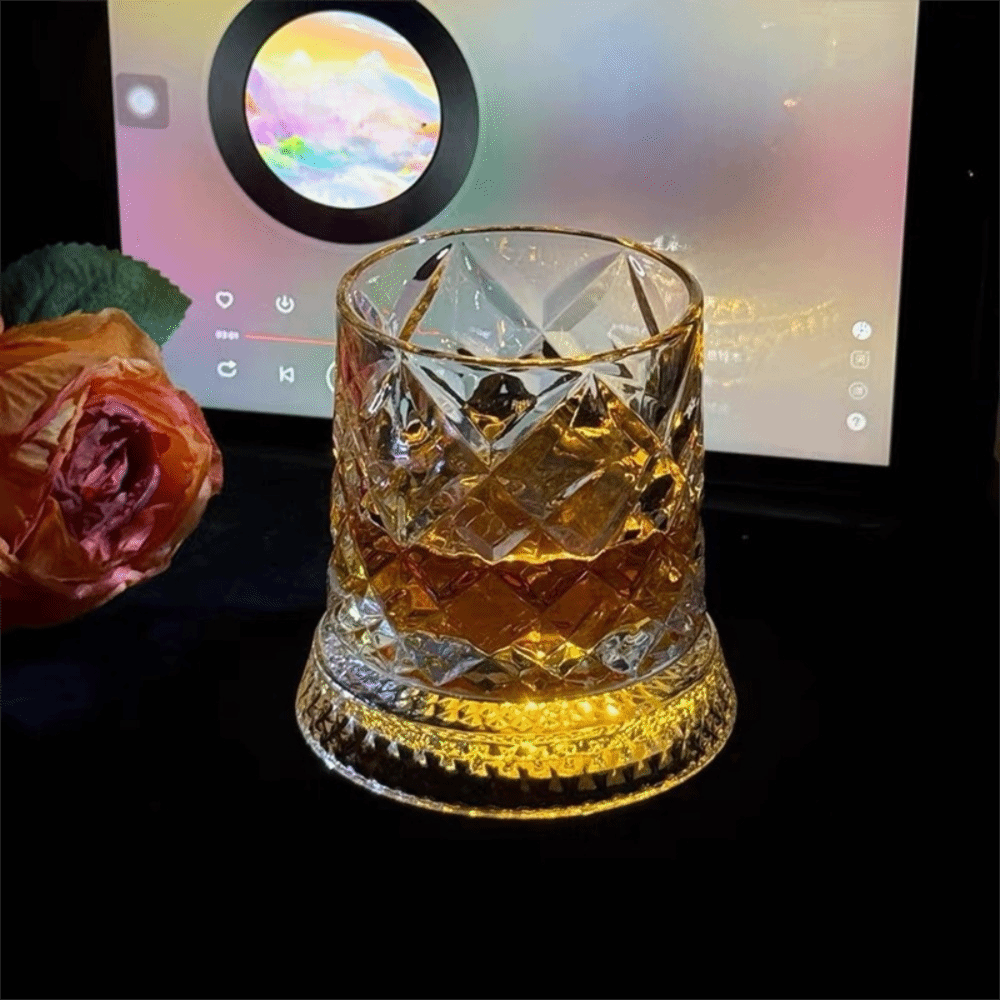 Uniek 360 graden draaibaar gla - Wine To Beer To Liquor recensie en prijs