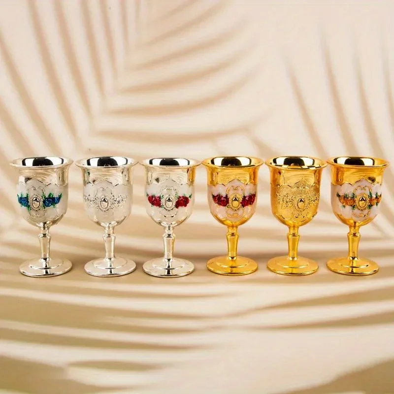 1 ST 30 ml Metalen Wijnglazen  - Wine Or Beer recensie en prijs